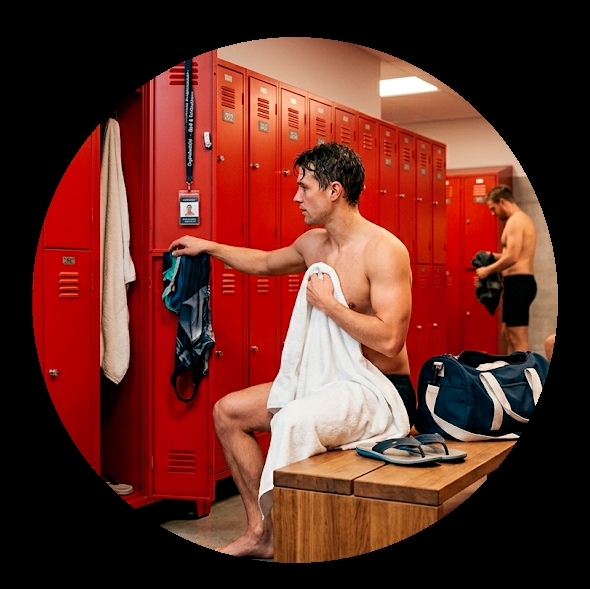 Shower and locker room membership